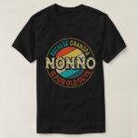 Camiseta Nonno Because Grandpa is for Old Guys Fathers Day<br><div class="desc">Get this funny saying outfit for your special proud grandpa from granddaughter, grandson, grandchildren, on father's day or christmas, grandparents day, or any other Occasion. show how much grandad is loved and appreciated. A retro and vintage design to show your granddad that he's the coolest and world's best grandfather in...</div>