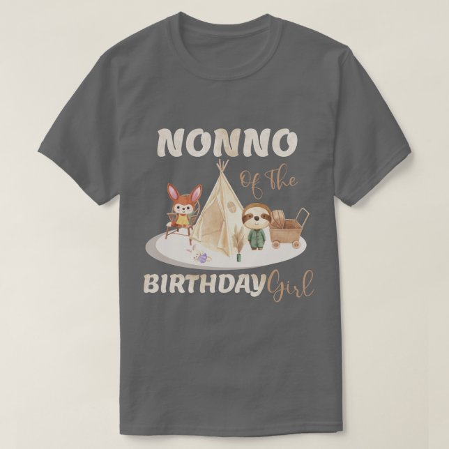 Camiseta Nonno Of The Birthday Boy (Frente do Design)
