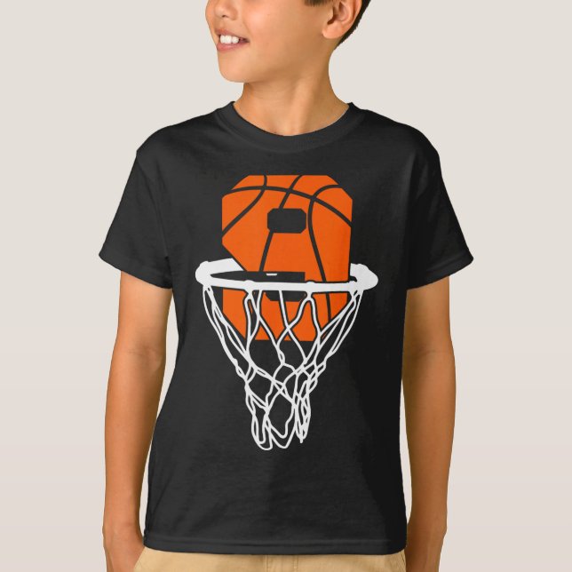 Camiseta Nono Aniversário Basquete Nove Anos Rapazes De 9 A (Frente)