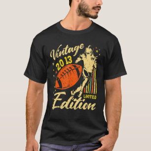 Camiseta Nono Aniversário Do Futebol Americano Para Meninos
