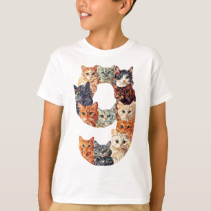Camiseta Nono Aniversário Gatinhos Achavam Que Crianças De 