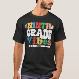 Camiseta Nono Grau Vibes Engraçado 9º Grau de Volta à Escol