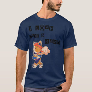 Camiseta Noodais de Comida japoneses asiáticos