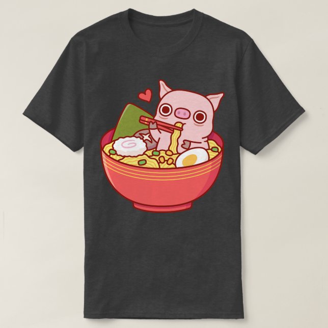 Camiseta Noodles De Gato De Suíno Em Boliche (Frente do Design)