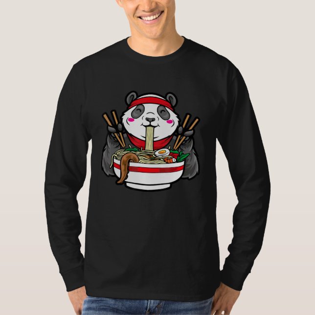 Camiseta Noodles De Panda Bonita (Frente)
