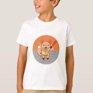 Camiseta Noodles Gatos Comendo Ramen
