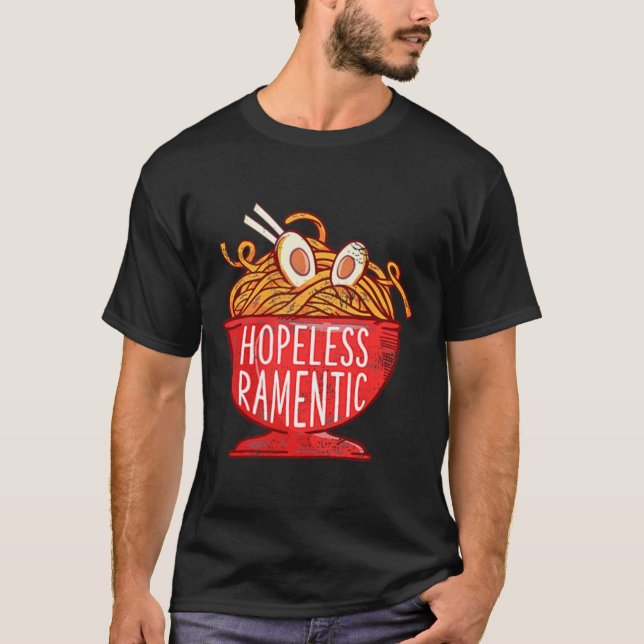 Camiseta Noodles Ramen Japoneses Sem Fio (Frente)