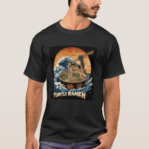 Camiseta Noodles Sunset Japoneses Wave Art Willife Turtle R
