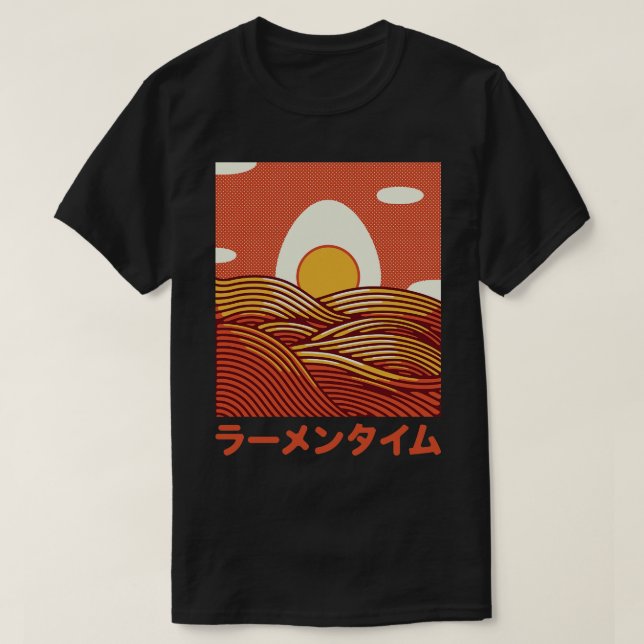 Camiseta Noodles Sunset minimalistas de Tobe Fonseca (Frente do Design)