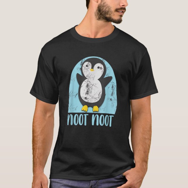 Camiseta Noot Noot Funny Penguin Bird Sound Christmas Winte (Frente)