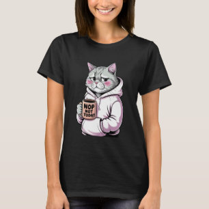Camiseta Nop Não Hoje, Gatinho Fofo