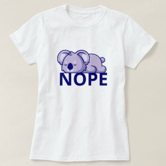 Camiseta Nope Lazy Koala