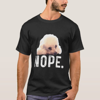 Camiseta Nope Poodle Dog