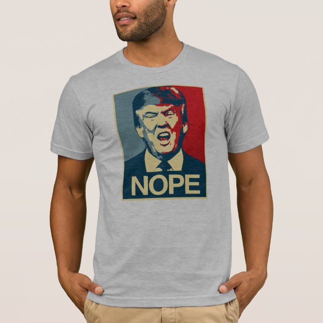 Camiseta NOPE - Poster do Anti-Trunfo - Anti-Trunfo - (Frente)
