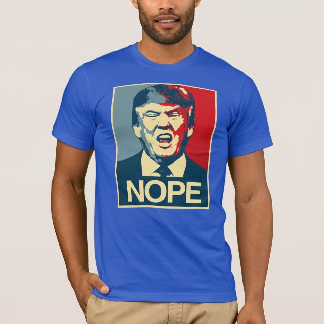 Camiseta NOPE - Poster do Anti-Trunfo - Anti-Trunfo - (Frente)