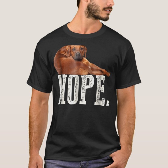 Camiseta Nope Ridgeback Ridgeback Dog Lover Tee (Frente)