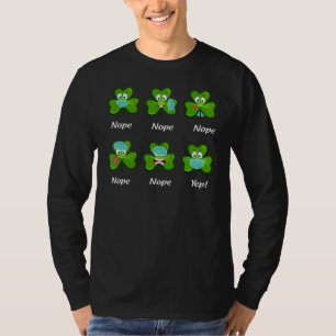 Camiseta Nope Shamrock Veste Mask Saint Patrick's Day Irela
