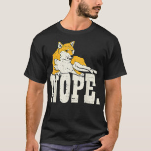 Camiseta Nope Shiba Inu Cute Japonês Pet Dog Akita Dogue Me