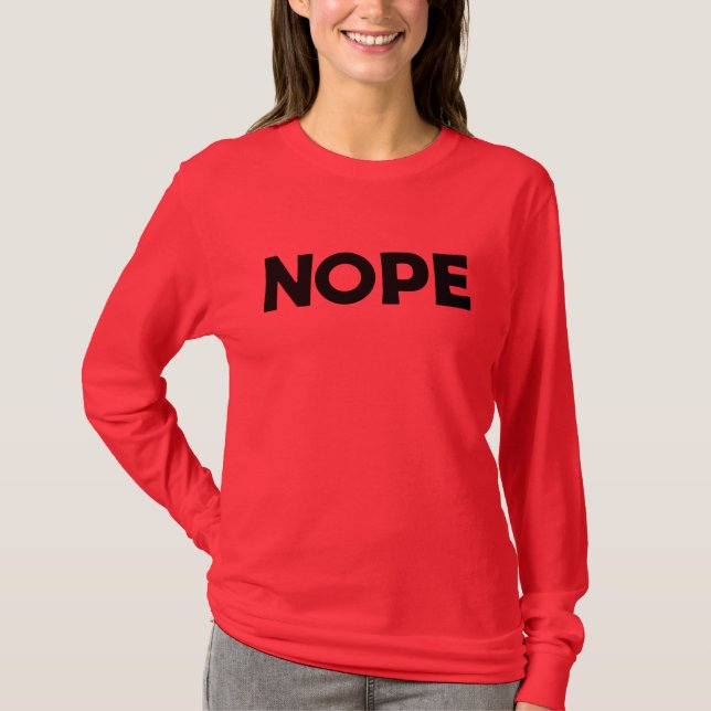 Camiseta NOPE T-Shirt (Frente)
