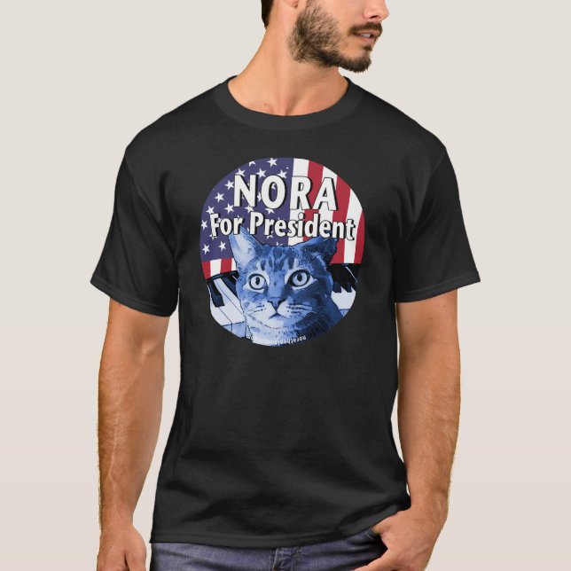 Camiseta Nora Para Presidente #4 (Frente)