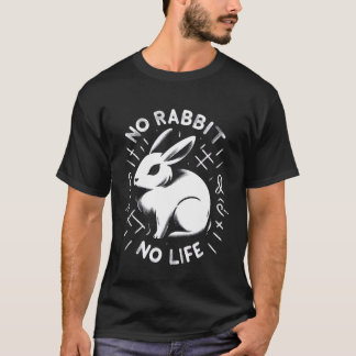 Camiseta norabbit sem vida, Amantes de Coelhos, Amantes de 