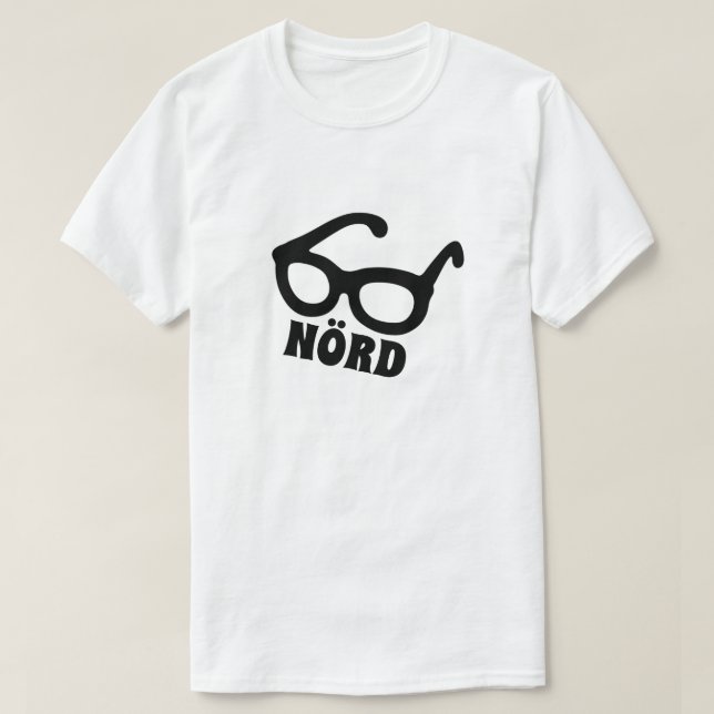 Camiseta NÖRD, Nerd em islandês (Frente do Design)
