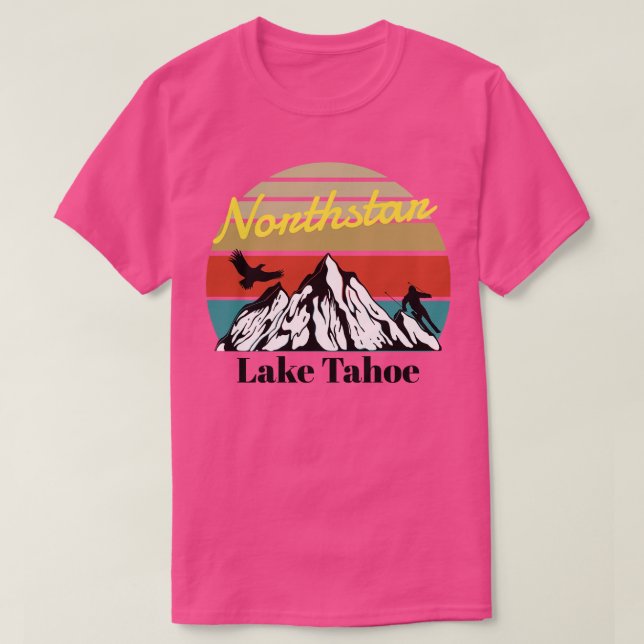 Camiseta Nordebort ski Lake Tahoe California (Frente do Design)