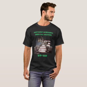CAMISETA NORDESTE DA ENGENHARIA VERDE BAY WISCONSIN CRANE