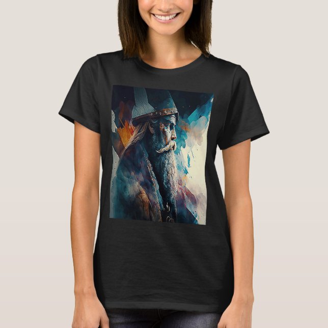 Camiseta Nordeste Viking Valhalla Viking Nordic Mythology 2 (Frente)