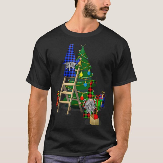 Camiseta Nordic Gnomes Winter Christmas Swediomte Elves  (Frente)