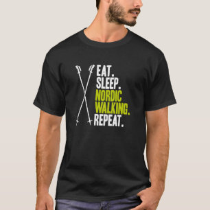 Camiseta Nordic Walker Comeu Sono Andar Nórdico