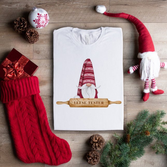 Camiseta Nórdico Gnomo | T-Shirt de Testador de Esquerda (Criador carregado)