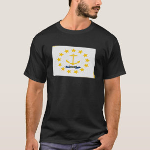 Camiseta NORDKOTA STATE MAP RHODE ISLAND RI Flag Roots