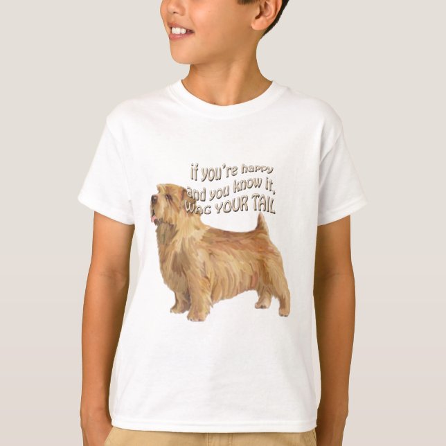 Camiseta norfolk terrier (Frente)