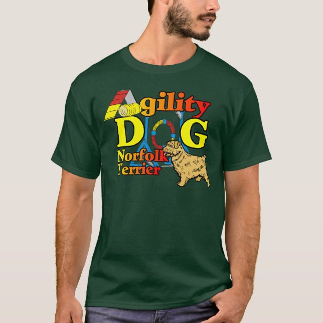 Camiseta Norfolk_Terrier_Agilidade (Frente)