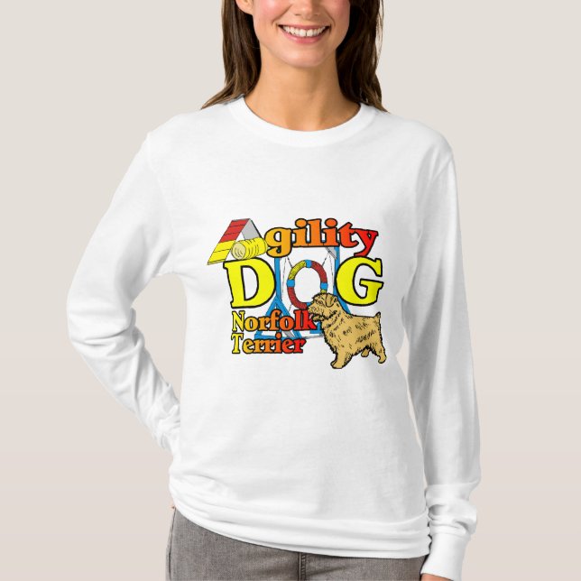 Camiseta Norfolk_Terrier_Agilidade (Frente)