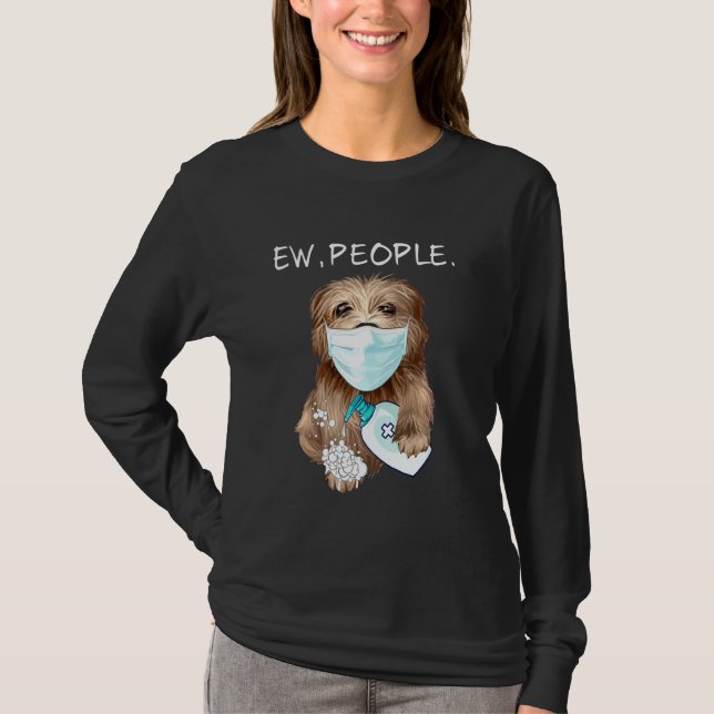 Camiseta Norfolk Terrier Ew Pessoas (Frente)