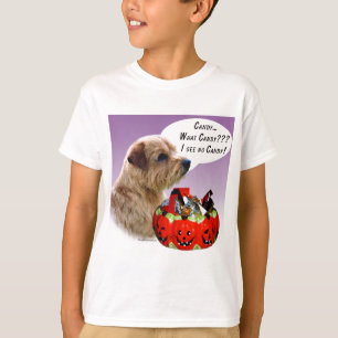 Camiseta Norfolk Terrier Halloween Candy