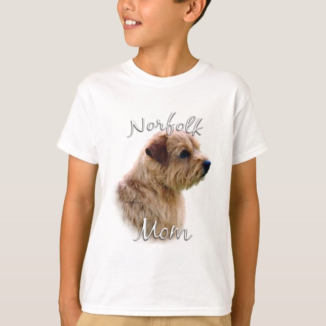 Camiseta Norfolk Terrier Mãe 2 (Frente)
