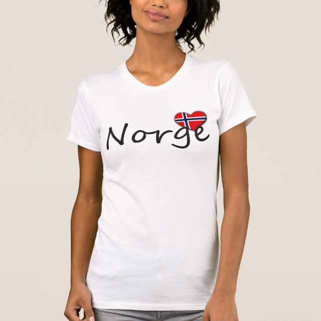 Camiseta Norge de amor (Frente)