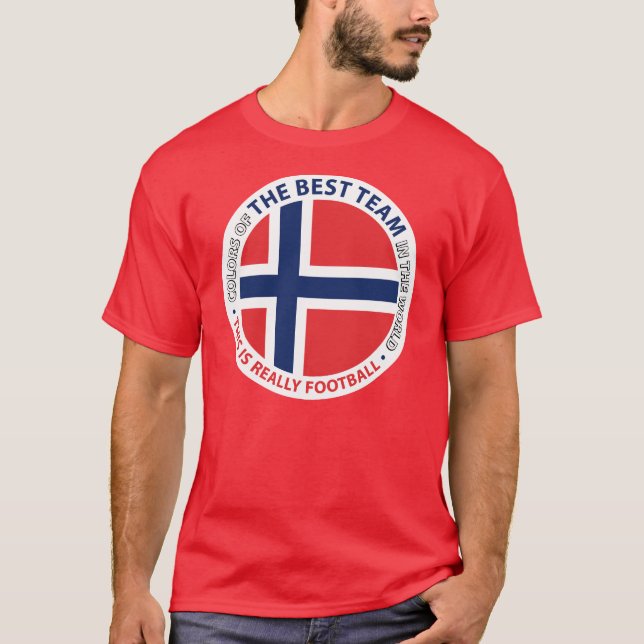 Camiseta Norge Norway Art Shield (Frente)