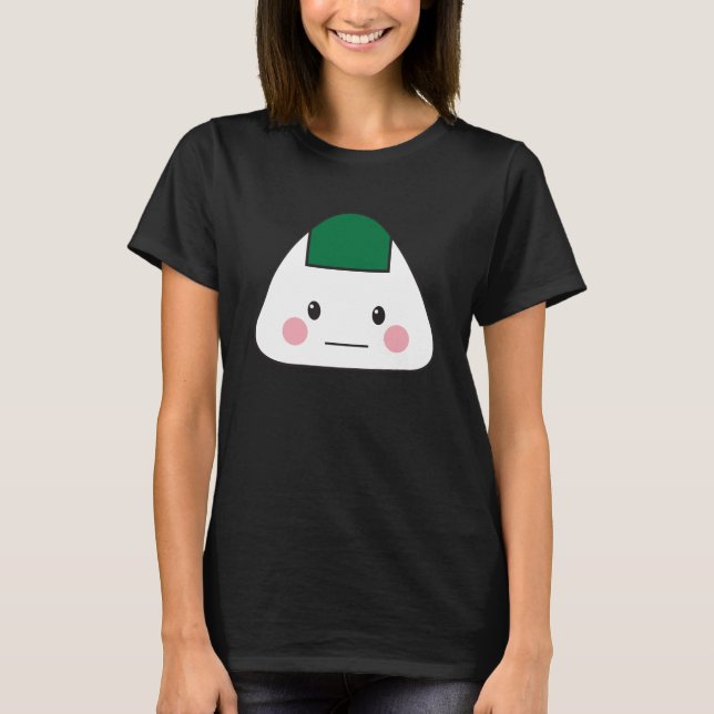 Camiseta Nori japonês da alga da bola de arroz do omusubi (Frente)