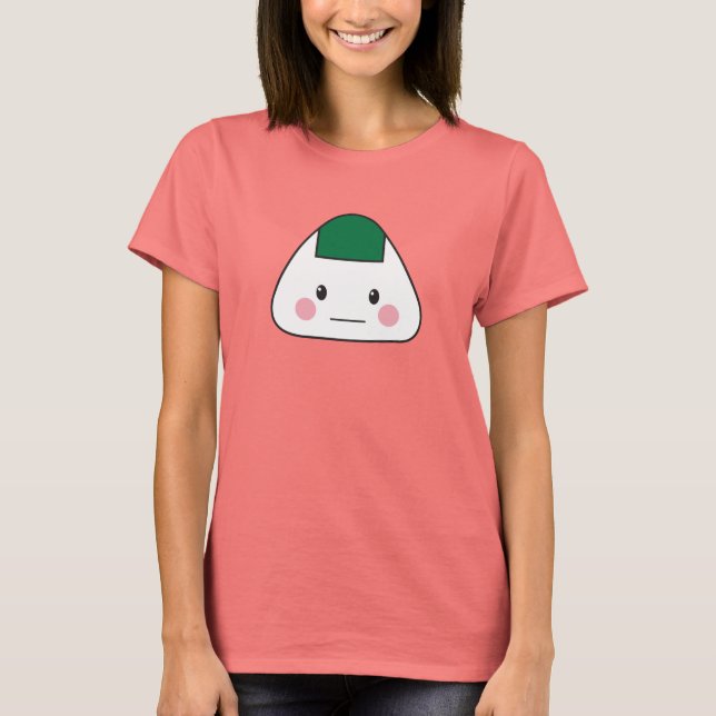 Camiseta Nori japonês da alga da bola de arroz do omusubi (Frente)
