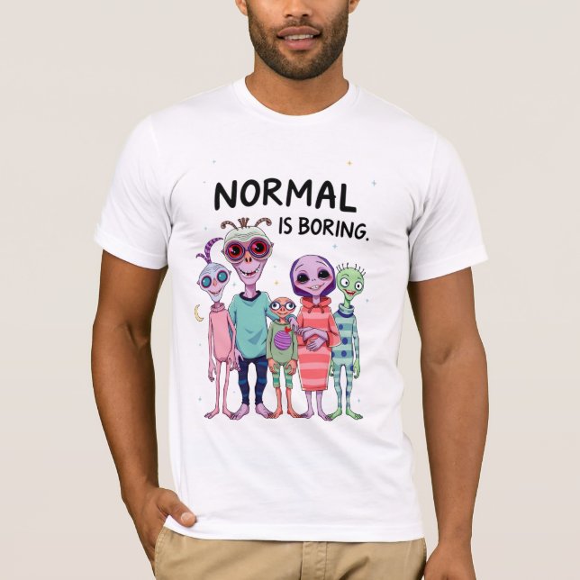Camiseta Normal é chato (Frente)
