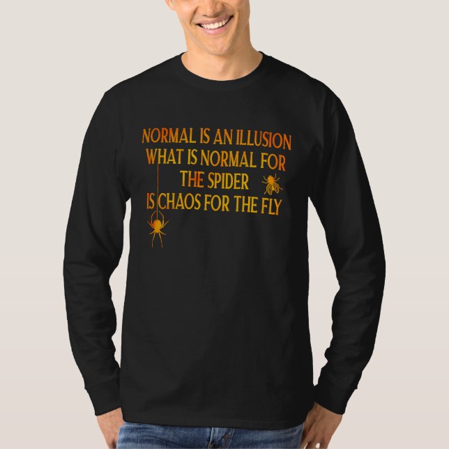 Camiseta Normal É Uma Ilusão O Que É Normal Para A Coluna (Frente)