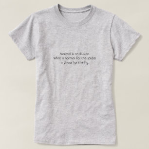 Camiseta Normal é uma mosca de ilusão