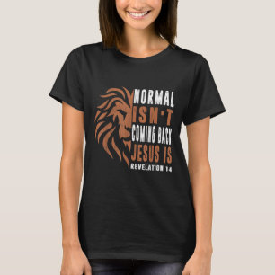 Camiseta Normal Não Está Voltando Jesus É Pai Homens Religi