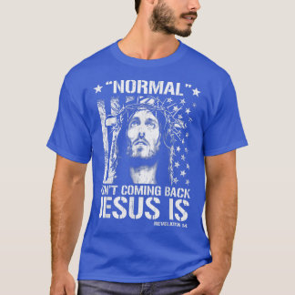 Camiseta Normal não está voltando Jesus é Revelação 14