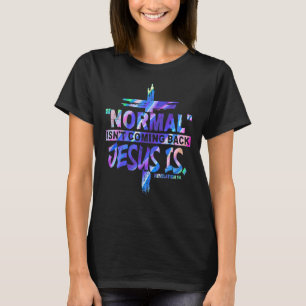 Camiseta Normal não está voltando Jesus é Revelação 14