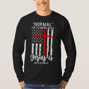 Camiseta Normal não está voltando Jesus é Revelação 14 Ch